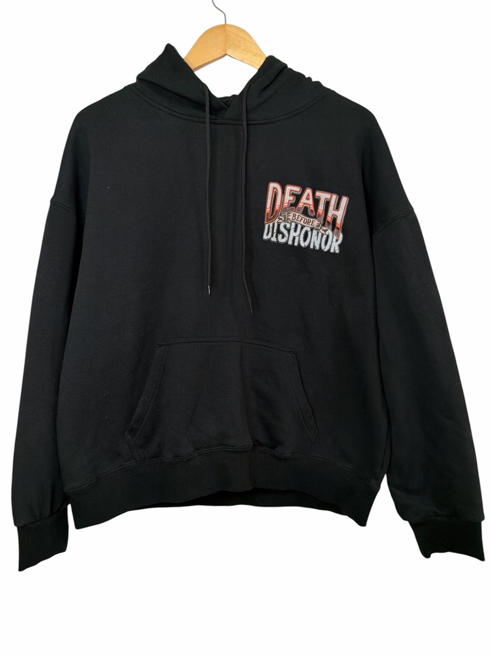 Assholes Live Forever Death Before Dishonor Hoodie Black L